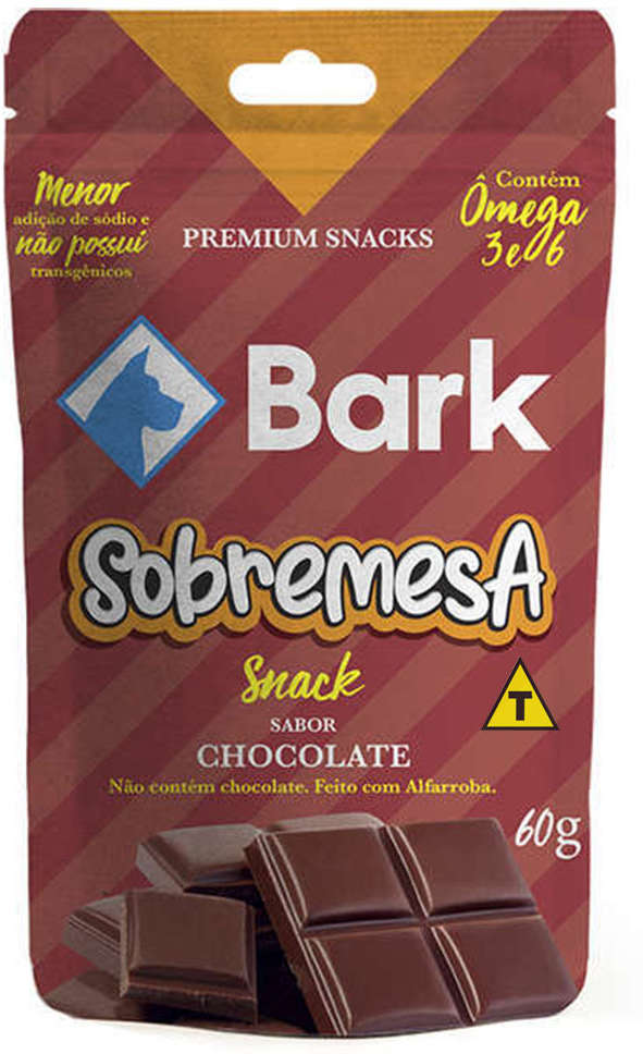 Snack Bark para Cães Sabor Chocolate - 60g