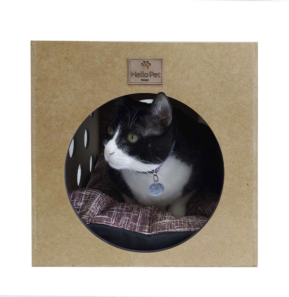 Cama Gales Marsala Interativa para Gatos - Tam. Único