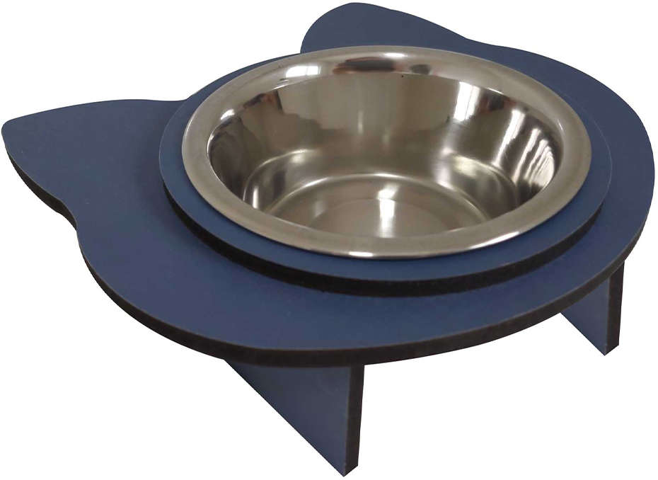 Comedouro Gato Azul para Gatos - Tam. Único