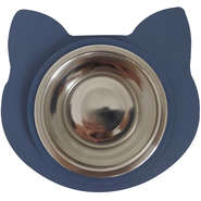 Comedouro Gato Azul para Gatos - Tam. Único
