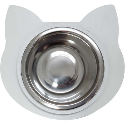 Comedouro Gato Branco para Gatos