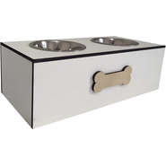 Comedouro Duplo Black para Cães - Tam. G