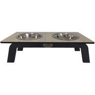 Comedouro Bahamas Preto Tokai para Cães - Tam. G