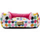 Cama Quadrada Luppet Impermeável Bolas Rosa