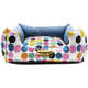 Cama Quadrada Luppet Impermeável Bolas Azul