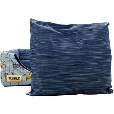 Cama Luppet Iglu 2 em 1 Impermeável Azul
