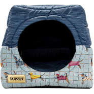 Cama Luppet Iglu 2 em 1 Impermeável Azul - Tam. G