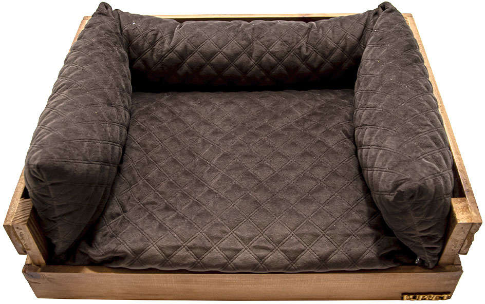 Cama Luppet Envelhecido Madeira - Tam. Único