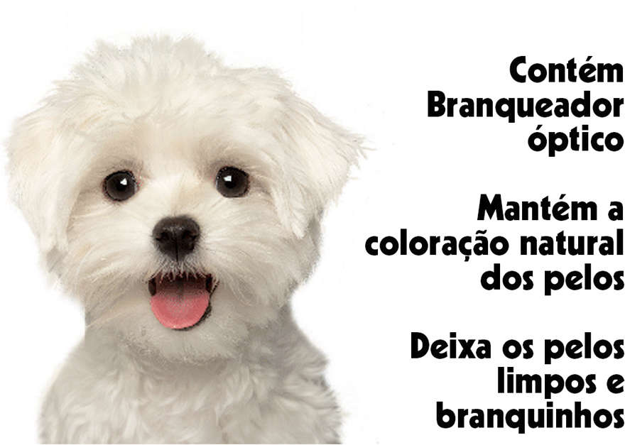 Shampoo e Condicionador Pet Clean Pelos Claros 2 em 1 - 700 mL