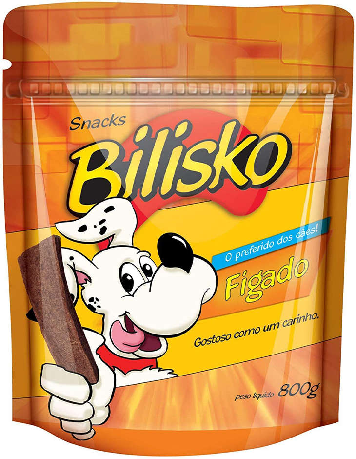 Snack Bilisko para Cães Sabor Fígado e Couve - 800g