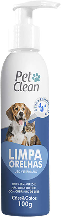 Limpador de Orelha Pet Clean para Cães e Gatos - 100 mL