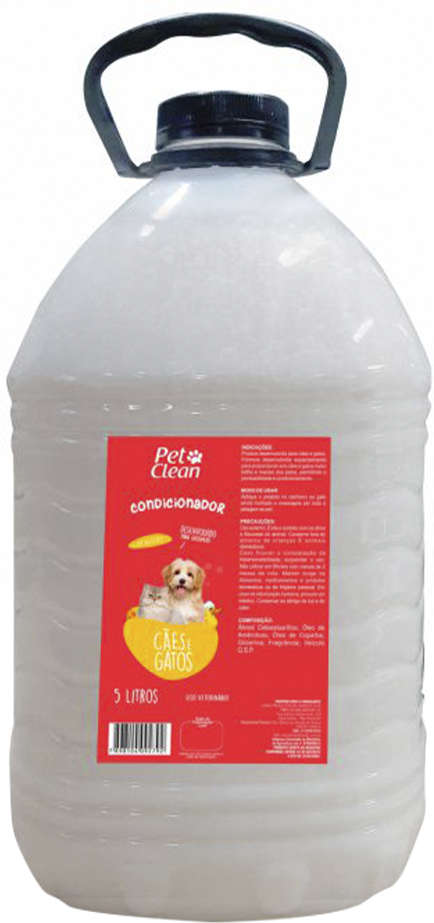 Condicionador Pet Clean para Cães e Gatos - 5 Litros