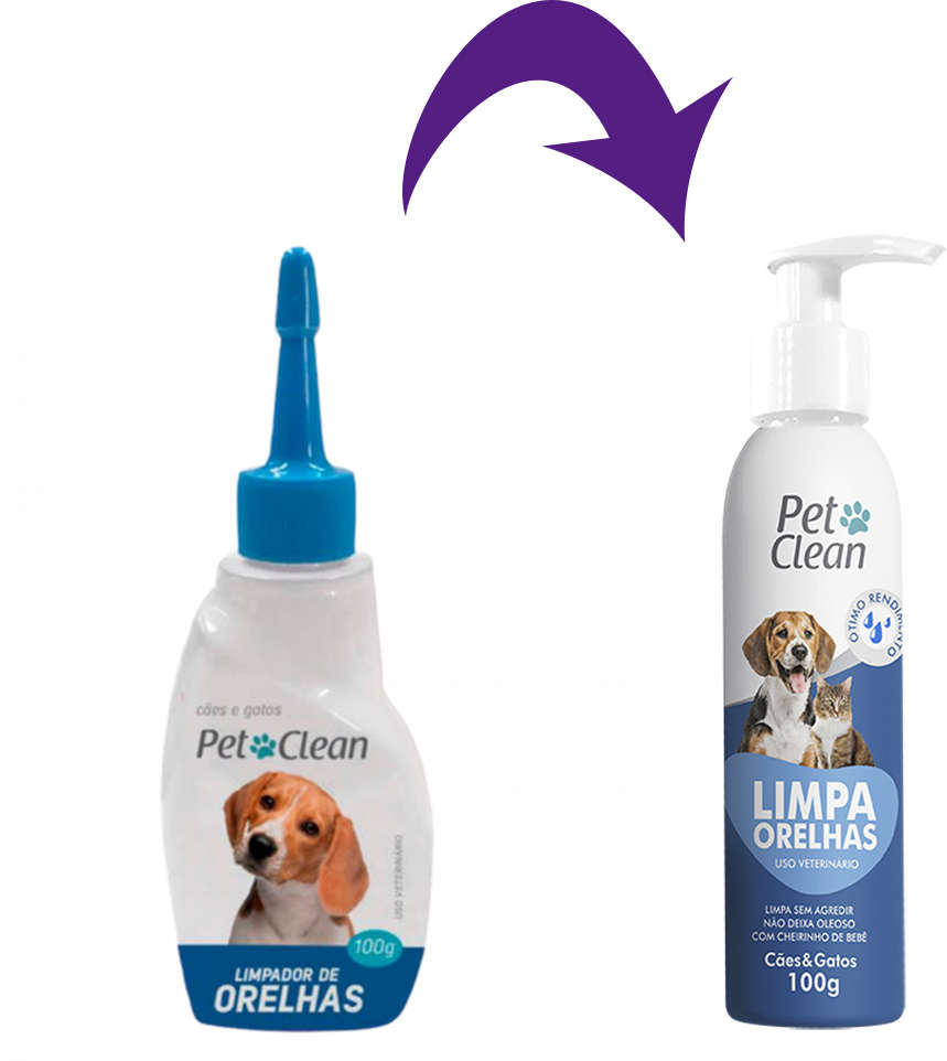 Limpador de Orelha Pet Clean para Cães e Gatos - 500 mL