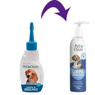 Limpador de Orelha Pet Clean para Cães e Gatos - 500 mL