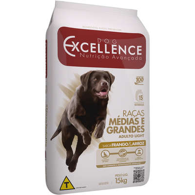 Ração Seca Dog Excellence Light para Cães Adultos