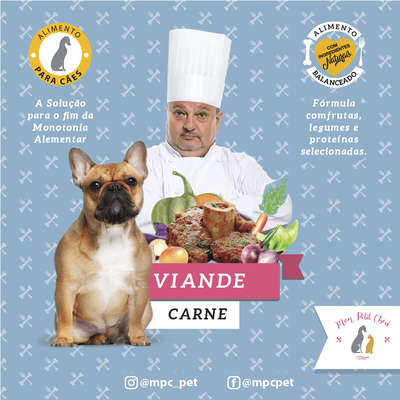 Ração Seca Mon Petit Chéri Carne para Cães Adultos Raças Pequenas