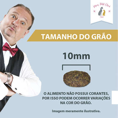 Ração Seca Mon Petit Chéri Carne para Cães Adultos Raças Pequenas