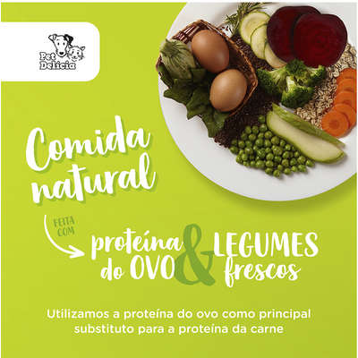 Ração Úmida Pet Delícia Natural Egg Cat para Gatos