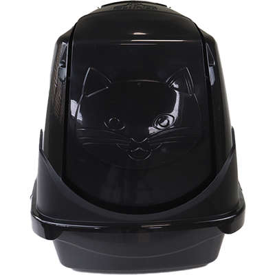 Banheiro Pet Injet Toilet Black para Gatos
