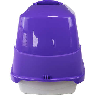 Banheiro Pet Injet Toilet Lilás para Gatos