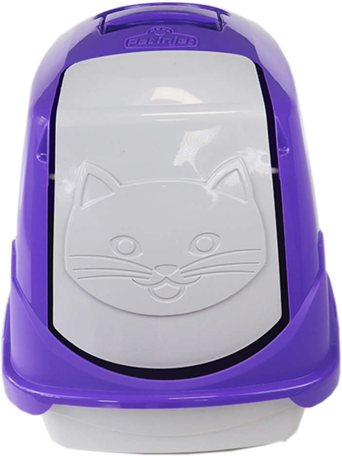 Banheiro Pet Injet Toilet Lilás para Gatos - Tam. Único