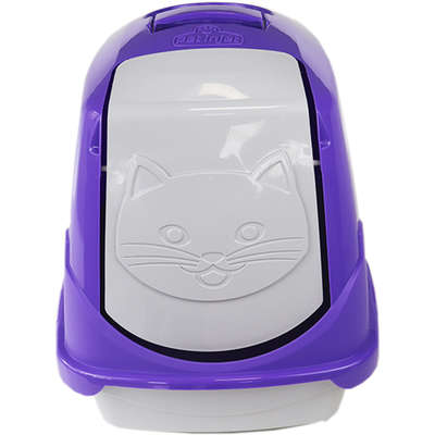 Banheiro Pet Injet Toilet Lilás para Gatos