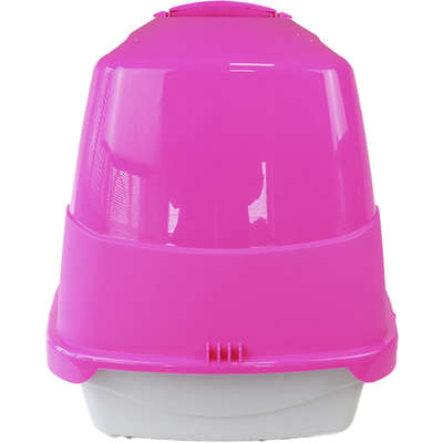 Banheiro Pet Injet Toilet Rosa para Gatos