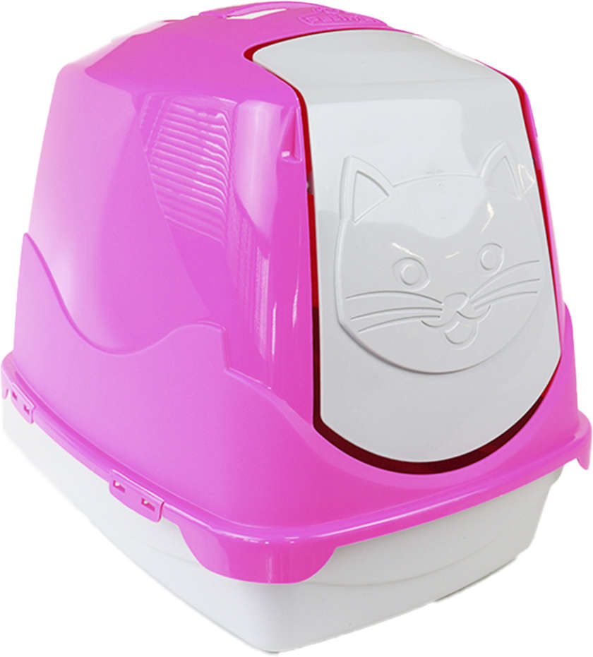 Banheiro Pet Injet Toilet Rosa para Gatos - Tam. Único