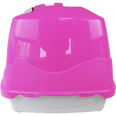 Banheiro Pet Injet Toilet Rosa para Gatos