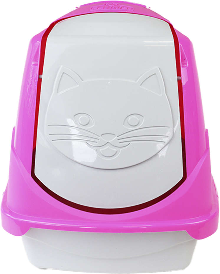 Banheiro Pet Injet Toilet Rosa para Gatos - Tam. Único