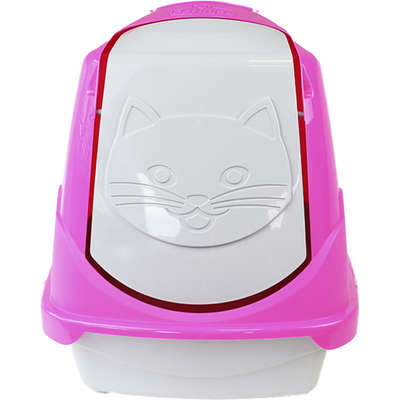 Banheiro Pet Injet Toilet Rosa para Gatos