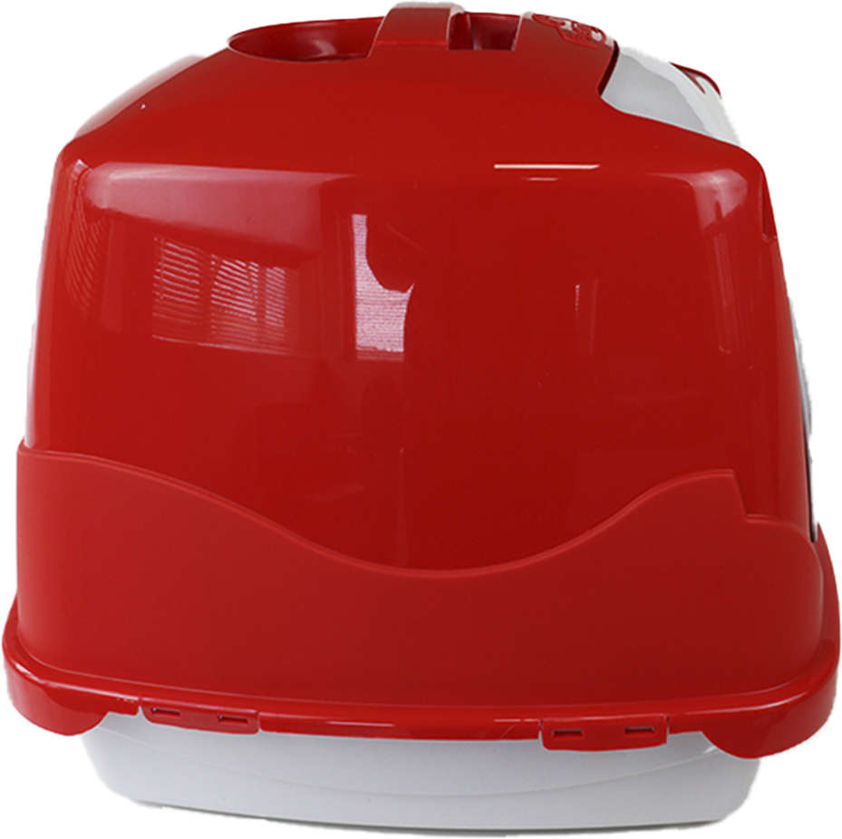 Banheiro Pet Injet Toilet Vermelho para Gatos - Tam. Único