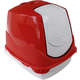 Banheiro Pet Injet Toilet Vermelho para Gatos