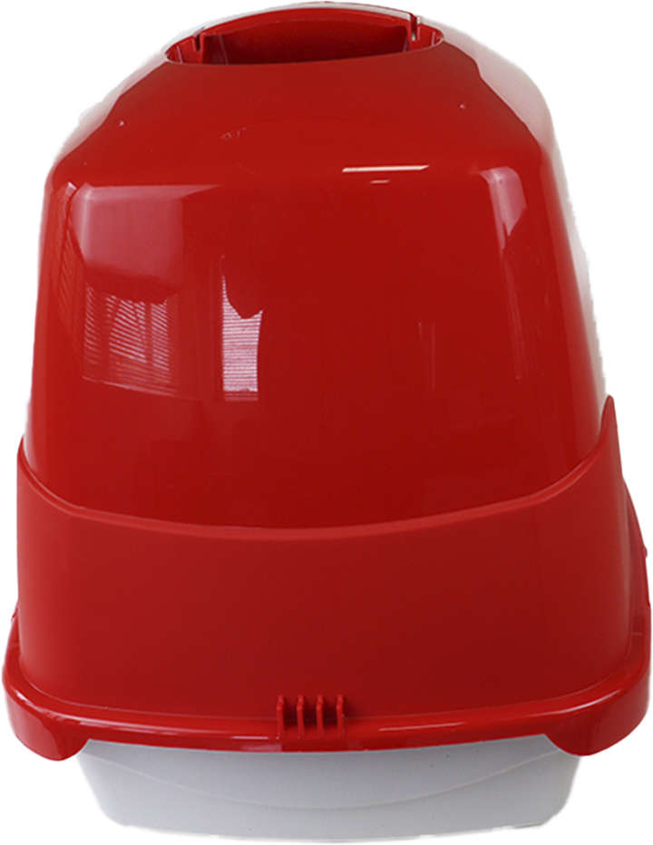 Banheiro Pet Injet Toilet Vermelho para Gatos - Tam. Único