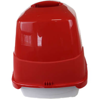 Banheiro Pet Injet Toilet Vermelho para Gatos