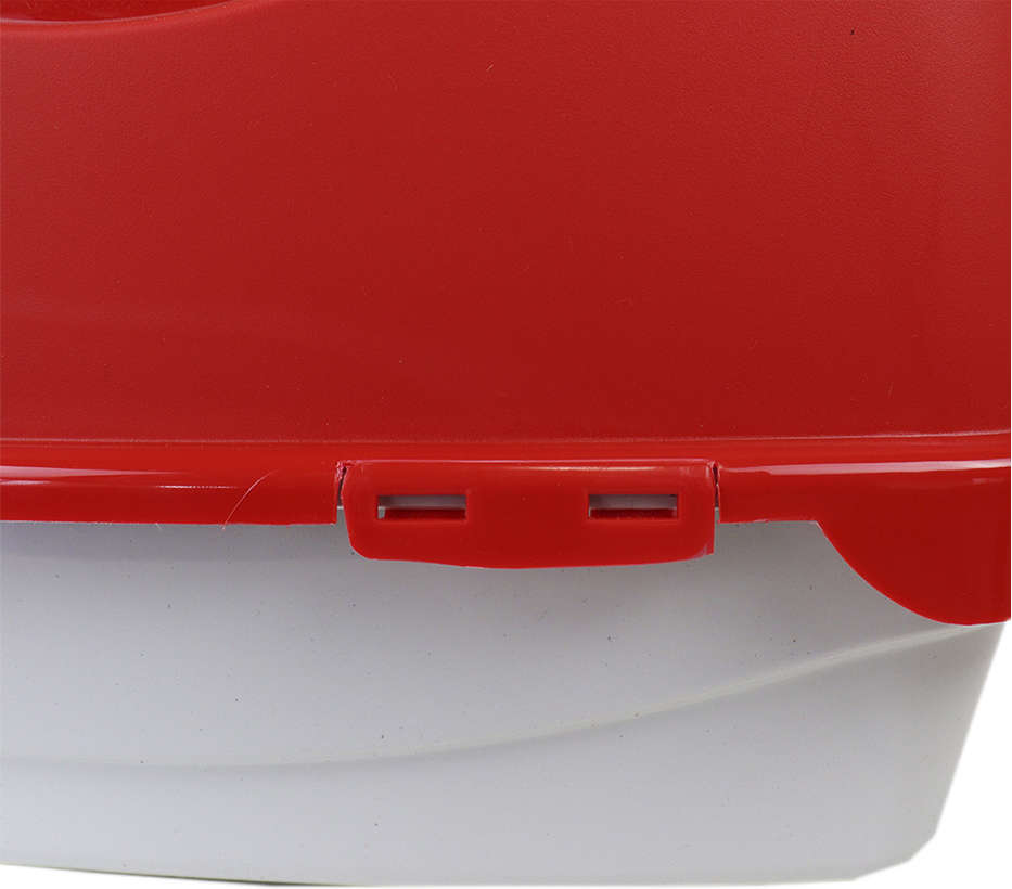 Banheiro Pet Injet Toilet Vermelho para Gatos - Tam. Único