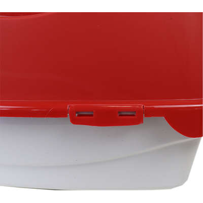 Banheiro Pet Injet Toilet Vermelho para Gatos
