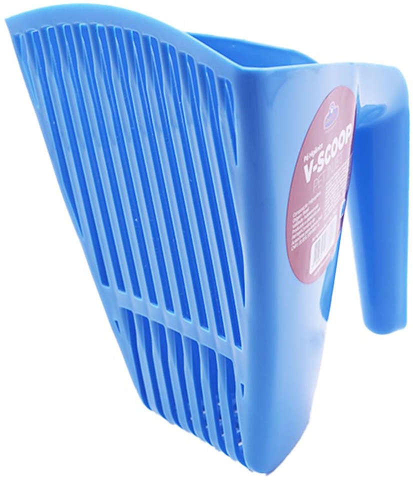 Pá Higiênica Pet Injet V Scoop Furba Azul - Tam. Único