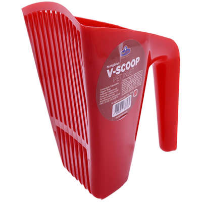 Pá Higiênica Pet Injet V Scoop Furba Vermelho
