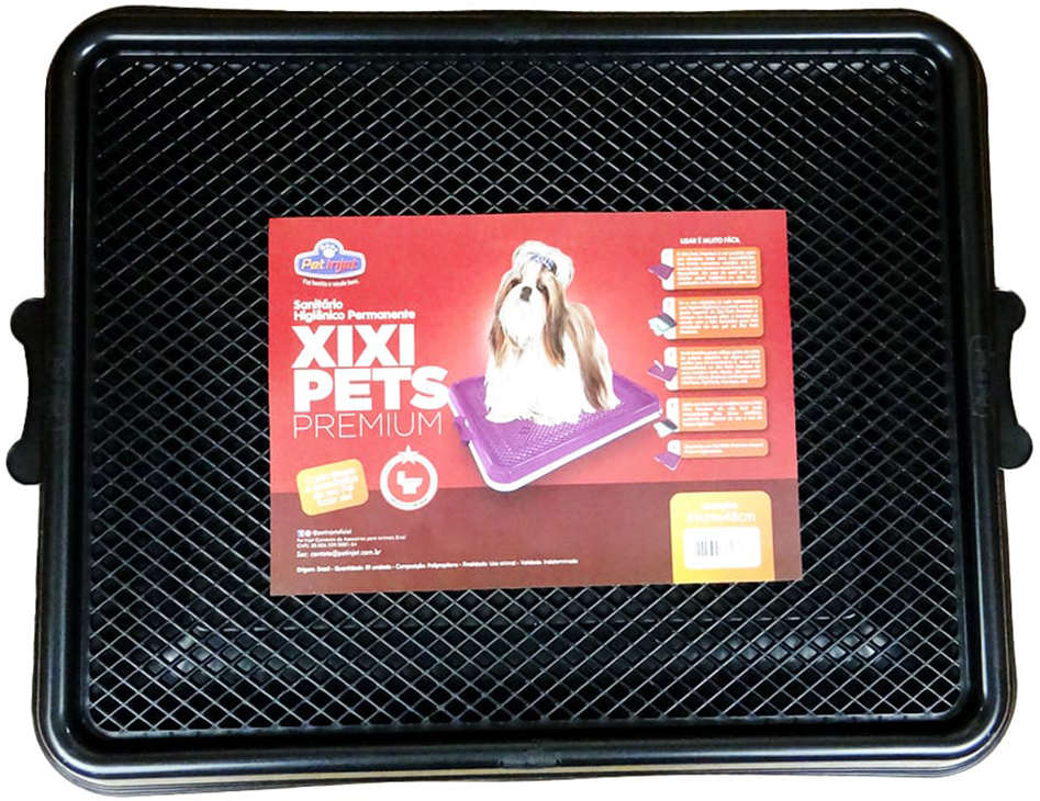 Sanitário Higiênico Pet Injet Xixi Pets Premium Black - Tam. Único
