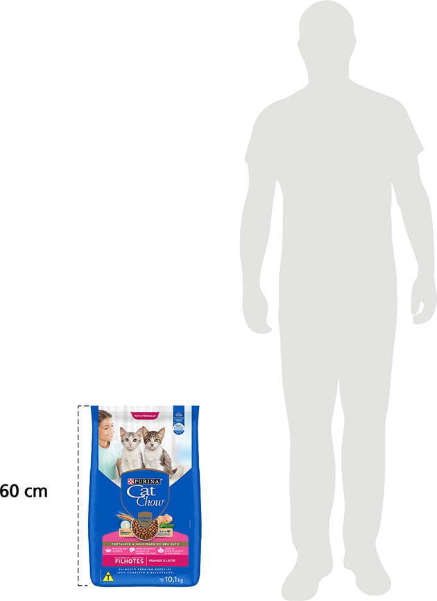Ração Nestlé Purina Cat Chow Filhotes Frango e Leite - 10,1Kg