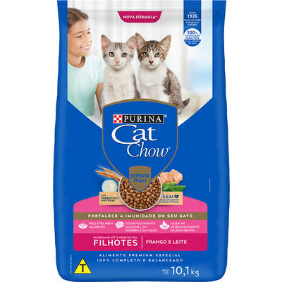 Ração Nestlé Purina Cat Chow Filhotes Frango e Leite