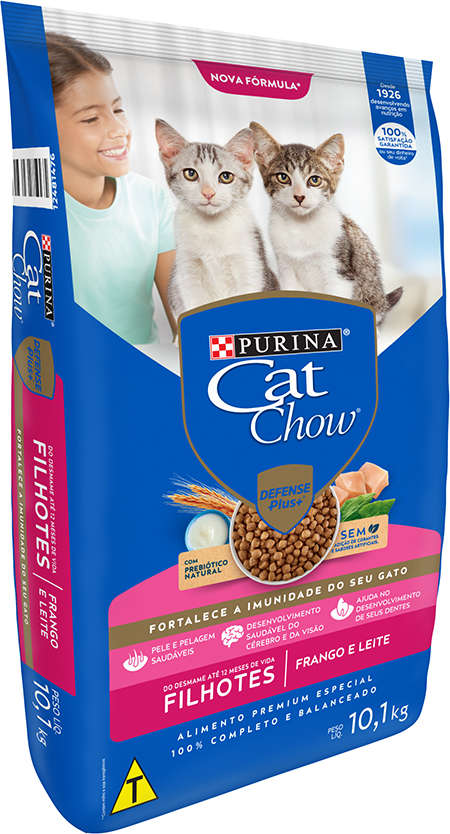 Ração Nestlé Purina Cat Chow Filhotes Frango e Leite - 10,1Kg
