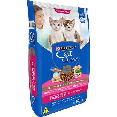 Ração Nestlé Purina Cat Chow Filhotes Frango e Leite
