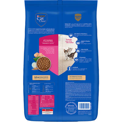 Ração Nestlé Purina Cat Chow Filhotes Frango e Leite