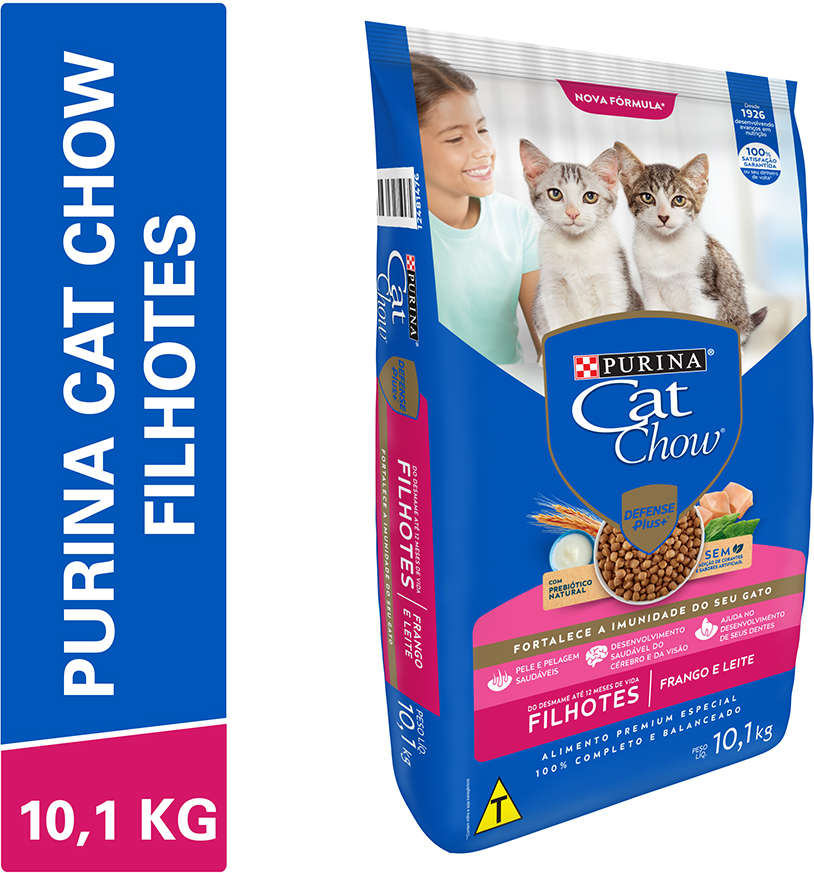 Ração Nestlé Purina Cat Chow Filhotes Frango e Leite - 10,1Kg