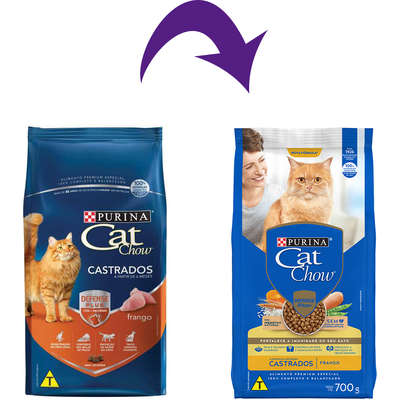 Ração Nestlé Purina Cat Chow para Gatos Castrados