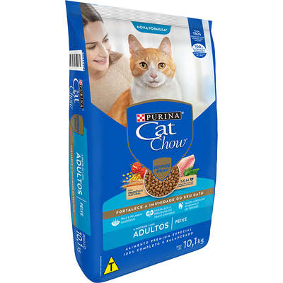 Ração Nestlé Purina Cat Chow Adultos Defense Plus Peixe