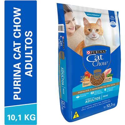 Ração Nestlé Purina Cat Chow Adultos Defense Plus Peixe