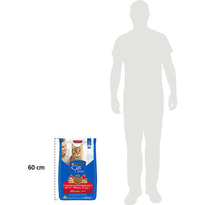 Ração Nestlé Purina Cat Chow Adultos Defense Plus Carne